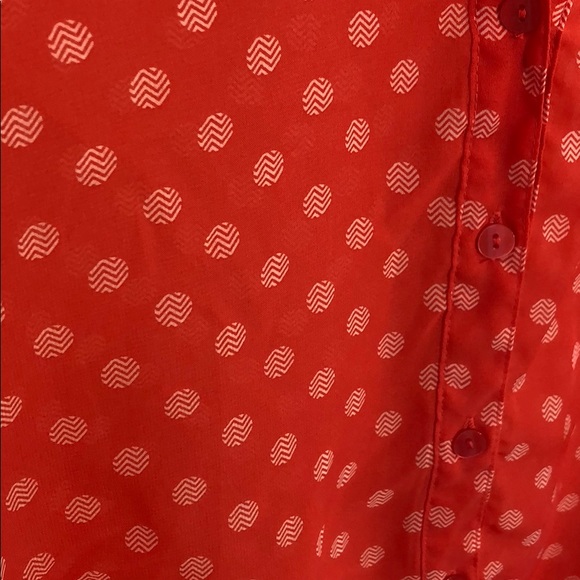 🔥SOLD🔥 Coral BCX Sheer Button Down Shirt! - Picture 5 of 5